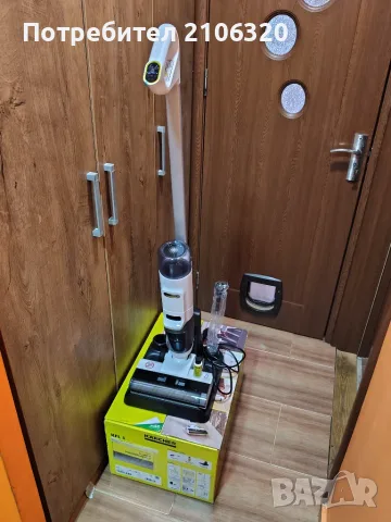 KARCHER KFL 1 Акумулаторна миячка и прахосмукачка , снимка 4 - Прахосмукачки - 55461644