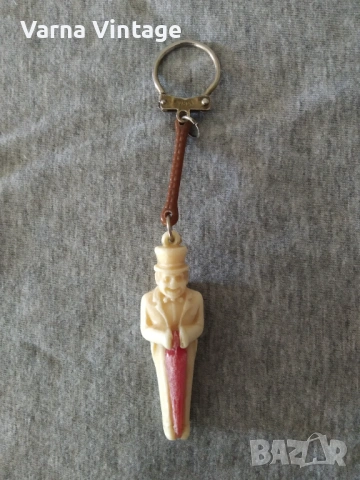Винтидж колекционерски ключодържател. CORNO GOBBO Италия.
