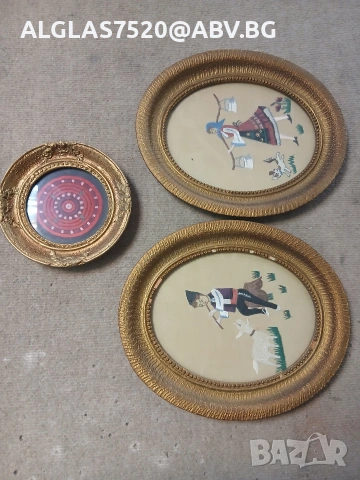 3 бр. някакви шити платове,гоблени или нещо от този род