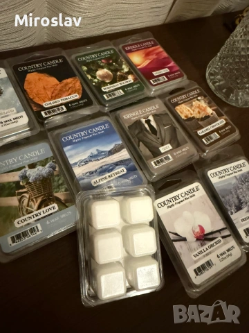 11 броя - Ароматни парфюмни восъци - за арома лампа Kringle Candle & Yankee Candle, снимка 2 - Декорация за дома - 54278103
