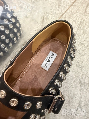 Дамски обувки с камъни Alaia, снимка 4 - Дамски ежедневни обувки - 55022309