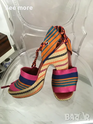 Marc by Marc Jacobs многоцветни сандали 40, снимка 3 - Сандали - 55415081