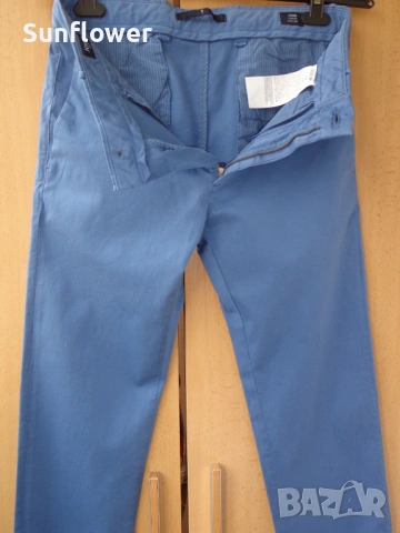 Чисто нов мъжки син дизайнерски панталон Joop! Slim fit chino, размер W31 L34 , снимка 10 - Панталони - 54609853