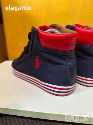 Оригинални мъжки обувки Polo Ralph Lauren Harvey Canvas High , 41 размер, снимка 7 - Ежедневни обувки - 54456651