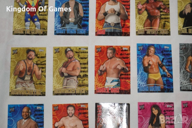 WWE Албум с WWE 26 Кеч Карти Topps Shad/Victoria/Ashley/Torrie Wilson/Daivari/Tazz/Mark Henry/, снимка 5 - Колекции - 54275216
