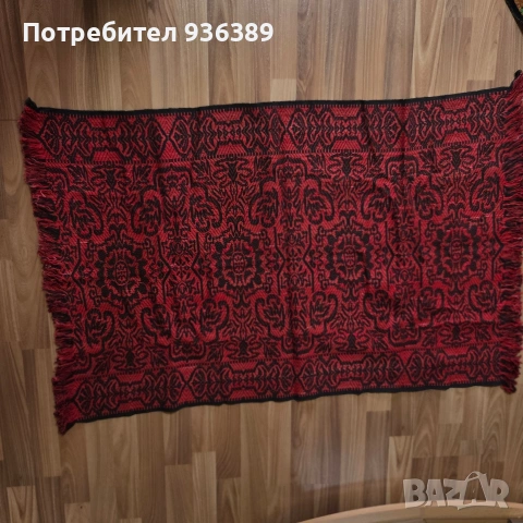 Старинен плътен ковьор от американ, снимка 5 - Колекции - 54389491