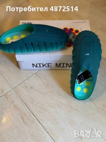 Продавам мъжки чехли Nike Mind 001 (Geode Teal / Light Menta), снимка 3 - Мъжки чехли - 55119526