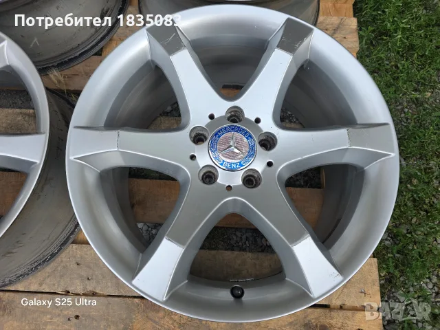 Лети джанти 17ки 5х112 Mercedes Sport Pack, снимка 6 - Гуми и джанти - 55408075