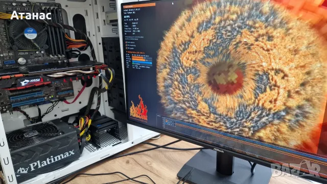 MSI GeForce GTX 1070 Ti GAMING 8G – Отлично Състояние, Никога Не Отваряно, Отлични Температури, снимка 12 - Видеокарти - 55568441