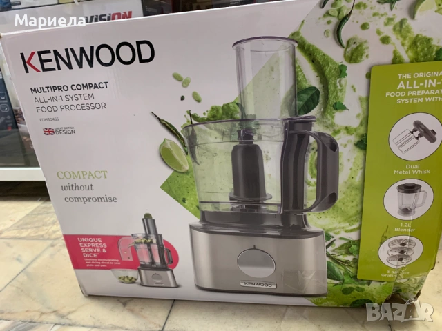 Kenwood MultiPro Compact FDM304SS / Мощен кухненски робот 800W