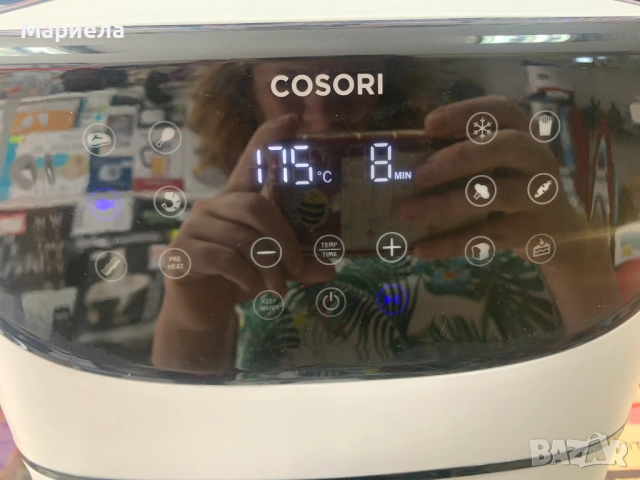 Фритюрник с горещ въздух Cosori Air Fryer, Без мазнина, Дигитален екран