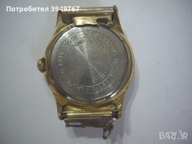 Стар мъжки позлатен часовник., снимка 2 - Мъжки - 54511750