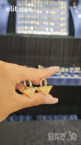 обеци от висококачествена стомана miu miu chanel.