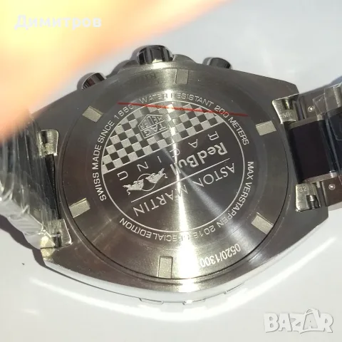 НОВ Tag Hauer Formula 1 Max Verstappen Special Edition, Chrono, лимитиран, снимка 13 - Мъжки - 55681501