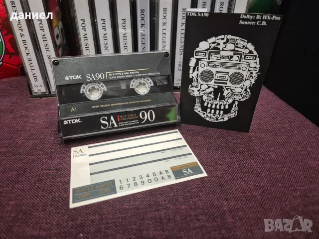 Хубави аудио касети TDK SA/SA-X90, MAXELL XLII90, BASF CR-SII90 - всичките TYPE II + подарък, снимка 5 - Аудио касети - 55604485