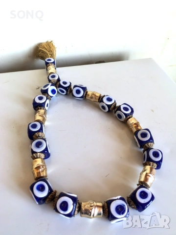 Огромна Броеница Синьо Око Против Уроки, снимка 4 - Други - 54020132