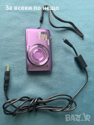 Цифров фотоапарат Nicon Coolpix S3500 ,  20.1MP , 7х оптичен зум, снимка 2 - Фотоапарати - 54503692