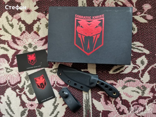ХИТ ЦЕНА Фиксиран нож Cobratec Pocket Bowie, снимка 3 - Ножове - 54932790