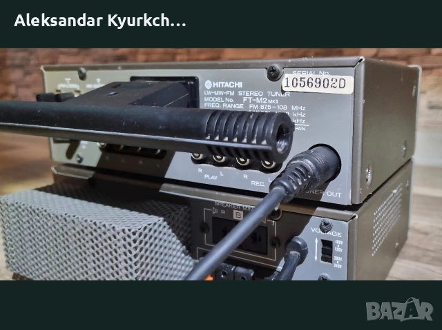 стерео комплект Hitachi HA-M2 (усилвател) и FT-M2 (тунер)., снимка 10 - Ресийвъри, усилватели, смесителни пултове - 54194902