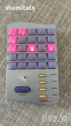 Retro game 1995 Tiger Lights Out electronics, снимка 2 - Други игри и конзоли - 54318211