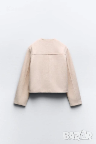 ZARA яке в пепел от рози, снимка 2 - Якета - 54317475