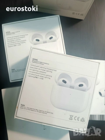 ЛОТ ОТ 5 БРОЯ безжични слушалки Apple AirPods (3-то поколение), ОРИГИНАЛЕН продукт Apple, снимка 7 - Bluetooth слушалки - 54491843