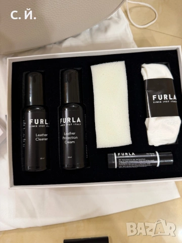 Furla комплект чанта и комплект за почистване , снимка 7 - Чанти - 54744141