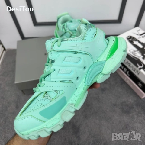 Balenciaga Track Sneaker "Mint Green" , снимка 2 - Маратонки - 54348701