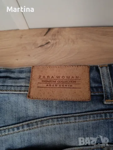 Дамска къса дънкова пола Zara, снимка 2 - Поли - 55531734