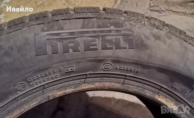 Продавам 4 броя Зимни гуми 195.65.15 на 1 сезон дот 2021 Pireli , снимка 4 - Гуми и джанти - 54079452
