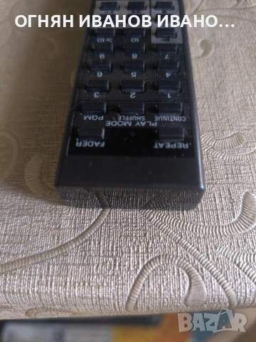 Sony RM-D190 оригинално дистанционно за CD player , снимка 2 - Ресийвъри, усилватели, смесителни пултове - 54118185