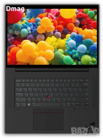 16" ThinkPad P1 / i7-11850H/ 16GB / 512GB SSD/ RTX A2000 / Win11Pro, снимка 5 - Лаптопи за работа - 54350647
