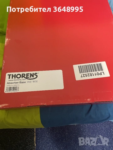 Акустична подложка за грамофон Thorens, снимка 4 - Грамофони - 54783715