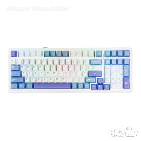 Клавиатура AULA F99 механична безжична RGB, снимка 9 - Клавиатури и мишки - 54827806