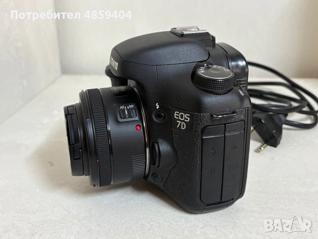 Canon eos 7d + canon EF 50mm f/1.8 STM, снимка 5 - Фотоапарати - 55239327