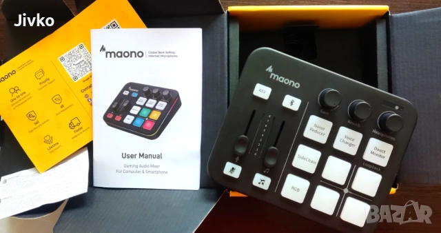 Аудио миксер и звукова карта Maono G1 Neo, снимка 3 - Ресийвъри, усилватели, смесителни пултове - 54617381