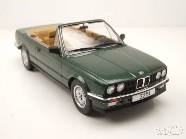 BMW 325i Cabrio E30 1985 - мащаб 1:18 на MCG моделът е нов в кутия, снимка 2 - Колекции - 54823141