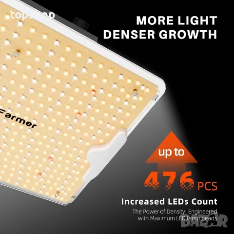 Чисто нова LED лампа за растения Spider Farmer SF-1000D (100W) - Пълен спектър , снимка 2 - Оранжерии - 55674448