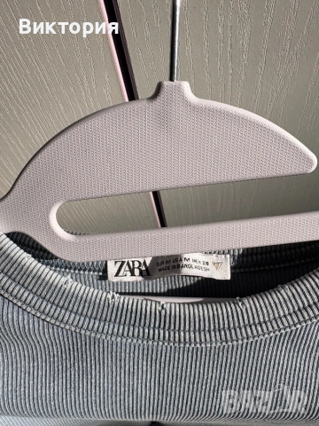 Кроп топ блуза - Zara , снимка 3 - Тениски - 54728540