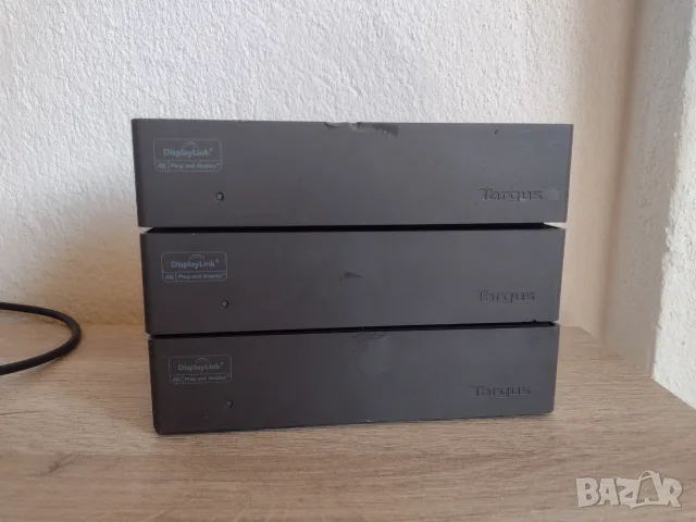 3 x Targus Docking Station 100w и 2 х HP Docking station, снимка 10 - Мрежови адаптери - 55535668