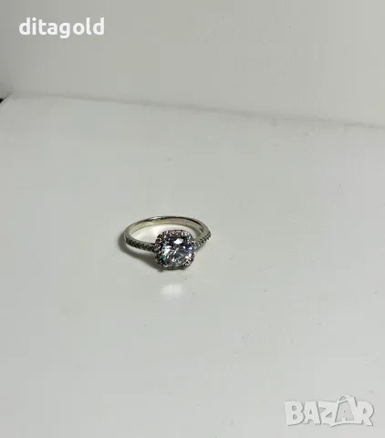 Елегантен дамски пръстен с впечатляващ камък 2.62гр, снимка 3 - Пръстени - 55376448