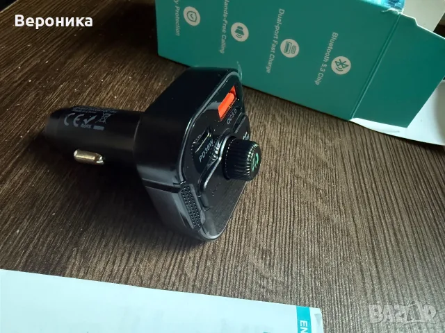 Bluetooth FM трансмитер модел BC47 , снимка 2 - MP3 и MP4 плеъри - 55302403