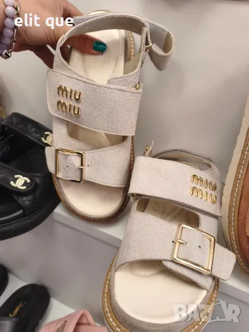 дамски чехли/сандали miu miu chanel Yves Saint Laurent prada