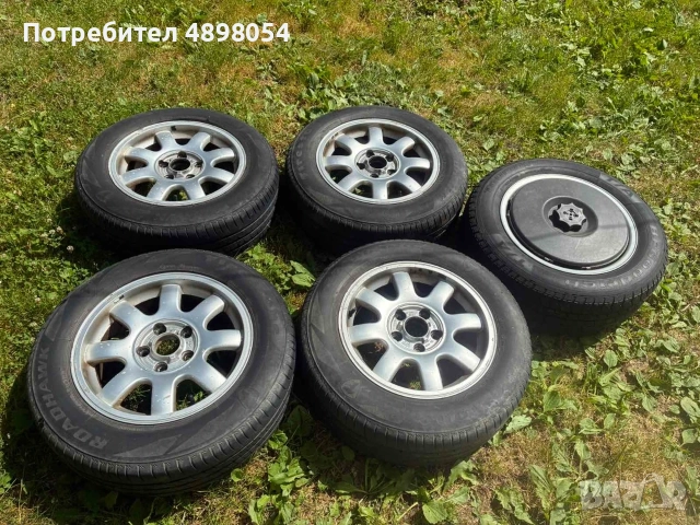 5 броя оригинални джанти за Audi A4 с гуми