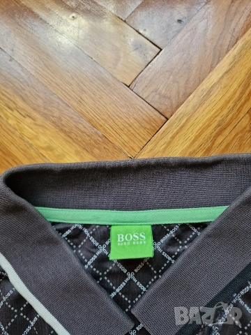 Страхотна мъжка тениска HUGO BOSS размер 2XL, снимка 5 - Тениски - 54713411