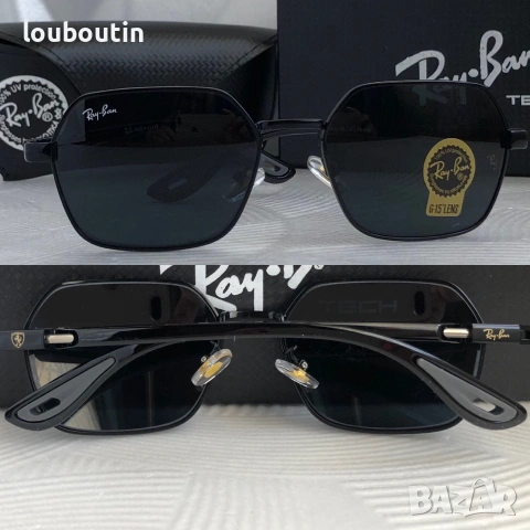 Ray Ban Ferrari  3 цвята мъжки слънчеви очила минерално стъклоло