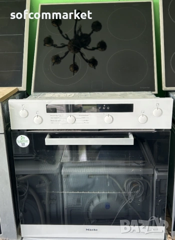 Комплект за вграждане MIELE (Фурна с Пиролиза H 4270 EP + Стъклокерамичен плот с 4 зони) – 12 месеца