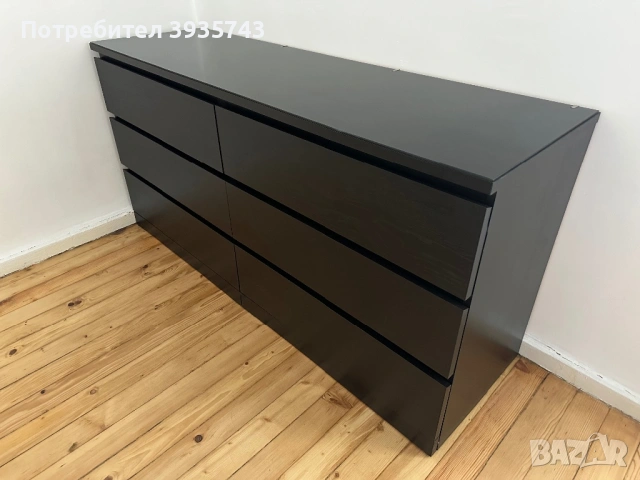 IKEA Малм скрин Malm шкаф, снимка 2 - Скринове - 54298389