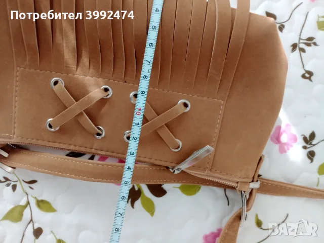 Малка велурена чантичка, снимка 5 - Чанти - 55692095