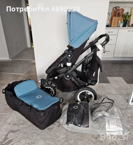 Bugaboo Buffalo 2 в 1 детска/бебешка количка (модел 2017) с аксесоари